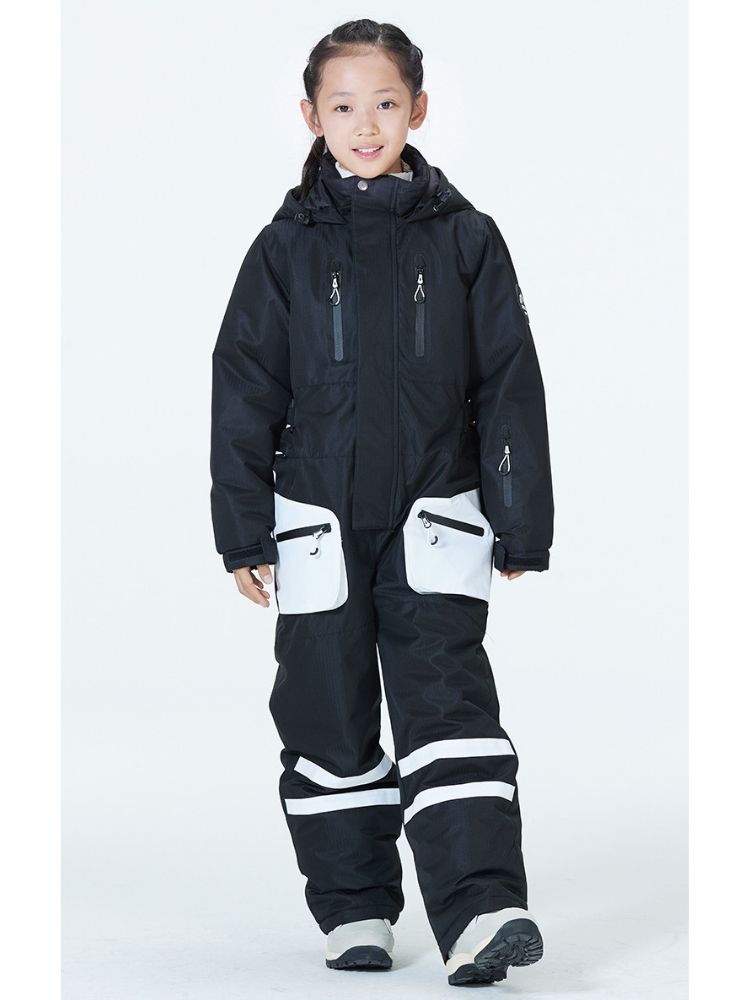 XwXwSeui Kids Insulated Breathable Ski Jumpsuit