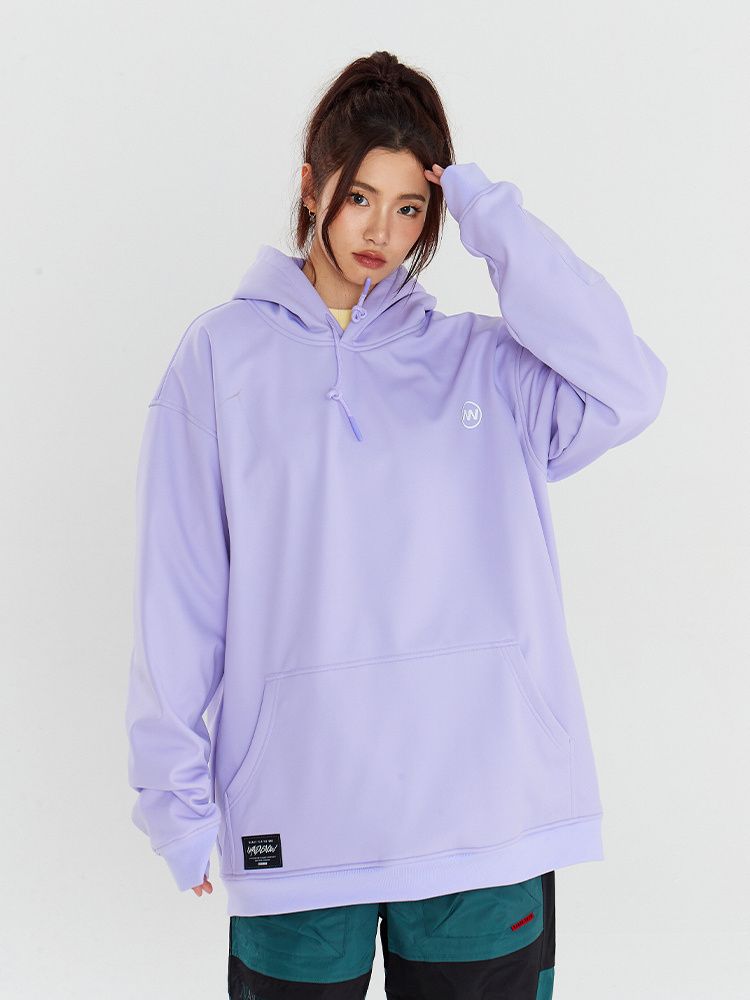 XwXwSeui Men Women Fleece Hoodie Loose Ski Sweatshirt