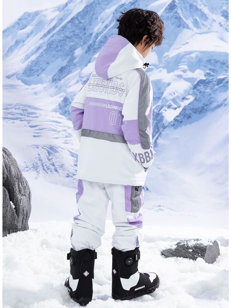 XwXwSeui Kids Reflective Insulated Snow Suits