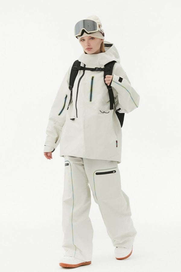 XwXwSeui Men Women 3L Shell Snow Suits