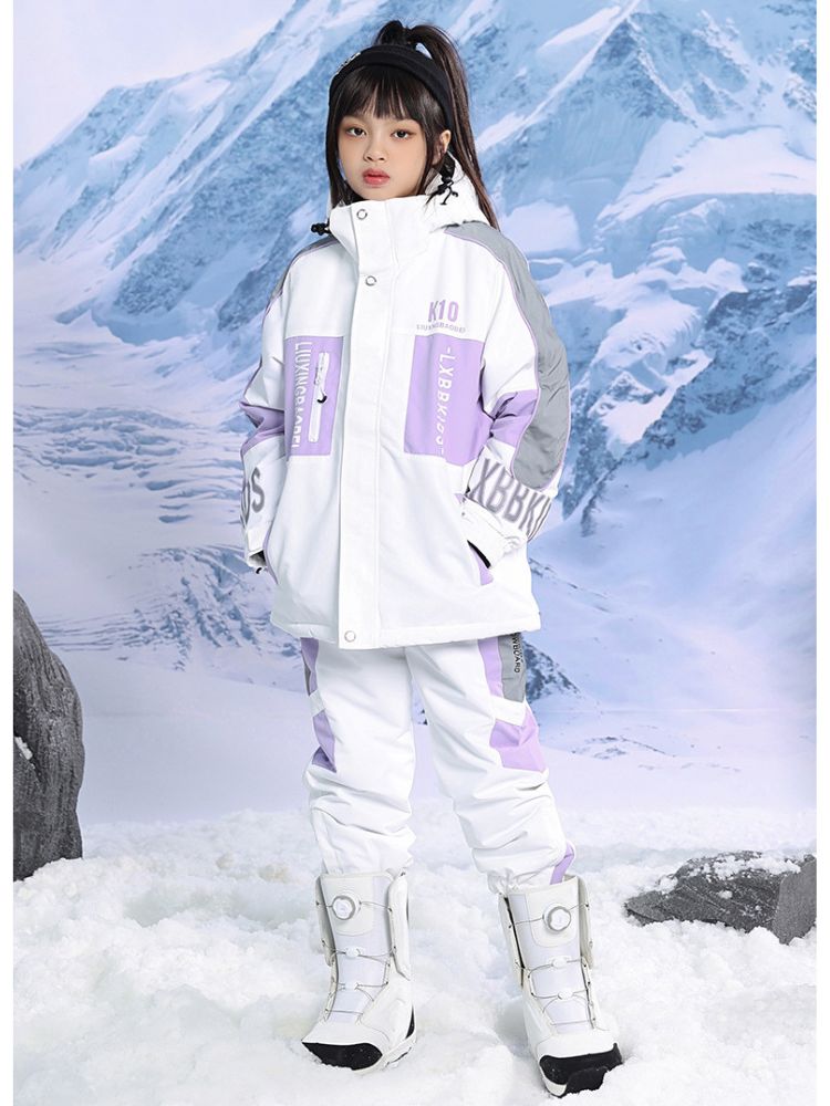 XwXwSeui Kids Loose Insulated Ski Pants