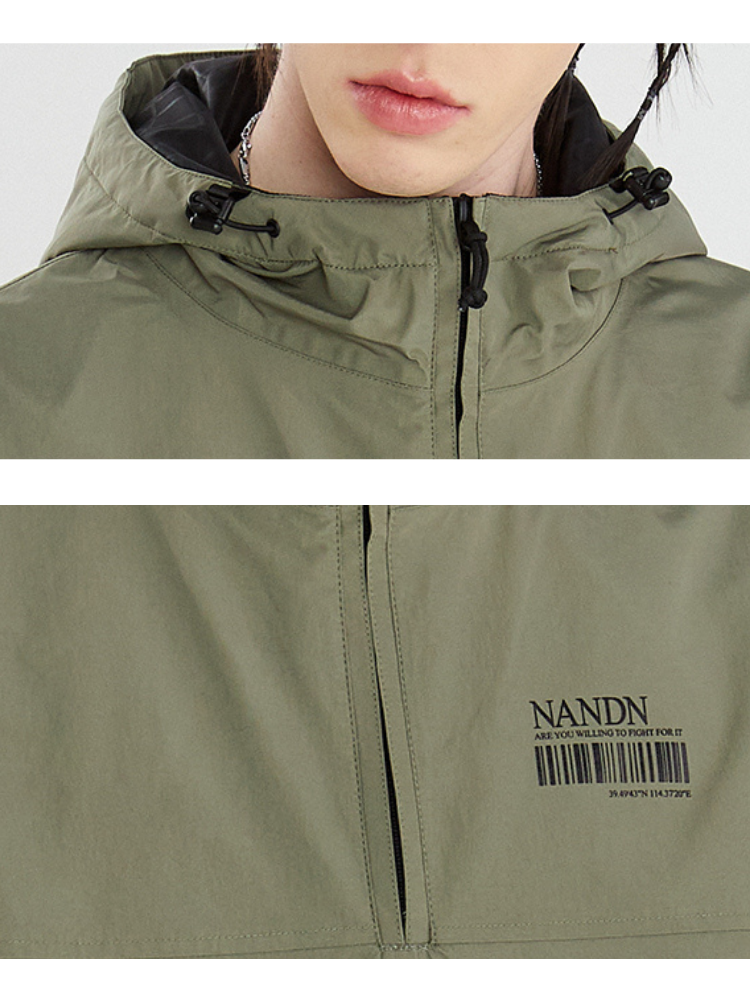 XwXwSeui Men Women Hooded Half-zipper Snow Jacket