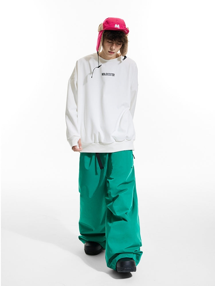 XwXwSeui Men Women Hip Hop Baggy Ski Pants