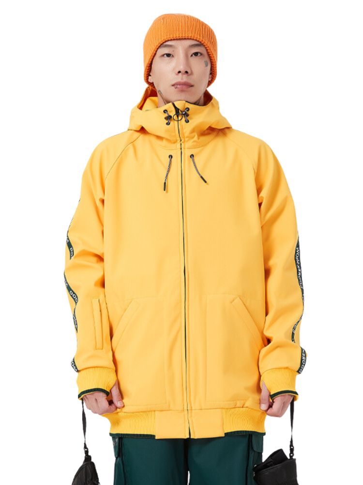 XwXwSeui Men Women Fleece Hooded Snow Jacket