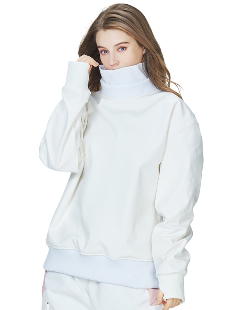 XwXwSeui Men Women Turtleneck Outdoor Ski Sweatshirt