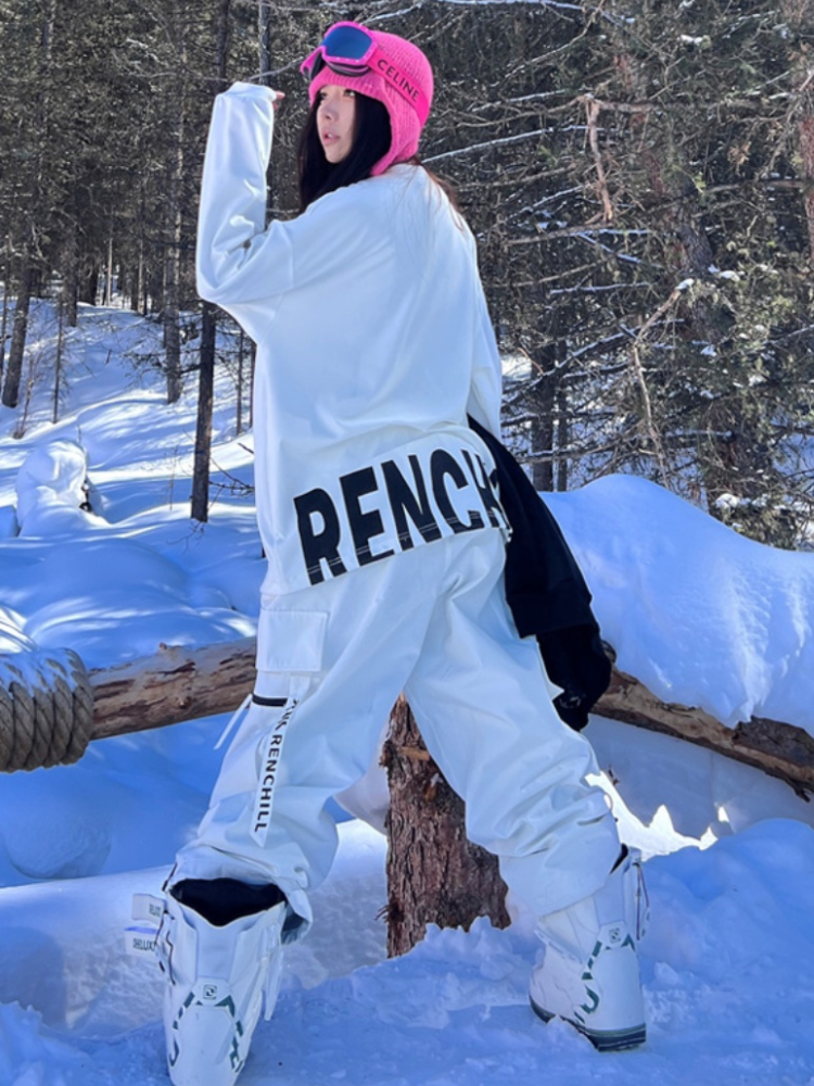 XwXwSeui Men Women Loose Style Trendy Hip-Hop Ski Pants