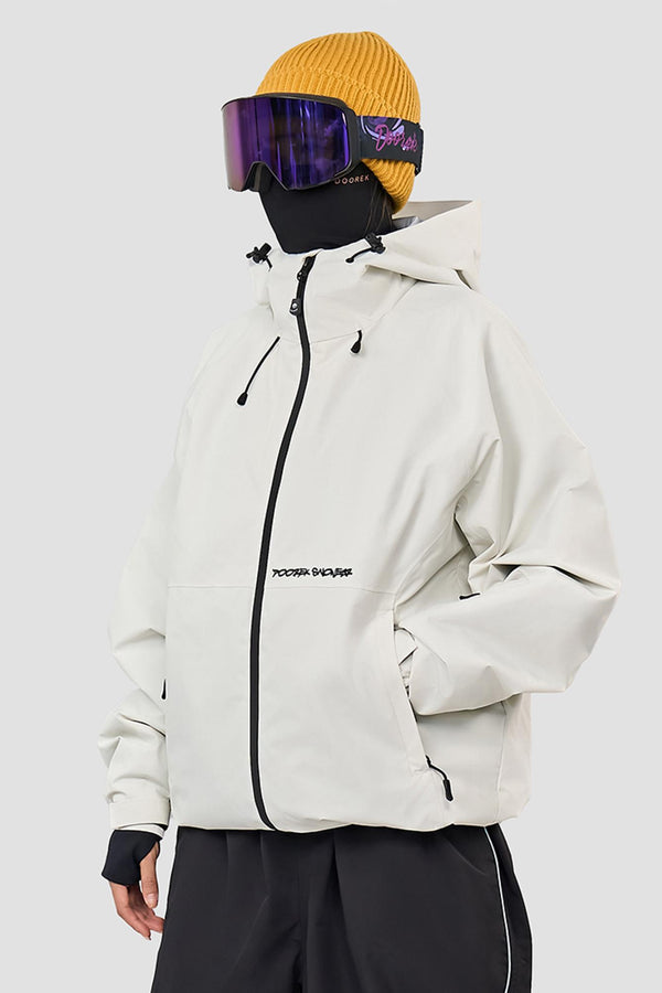 Doorek Minimalist Chic Insulated 3L Snowboard Jackets for Men Women