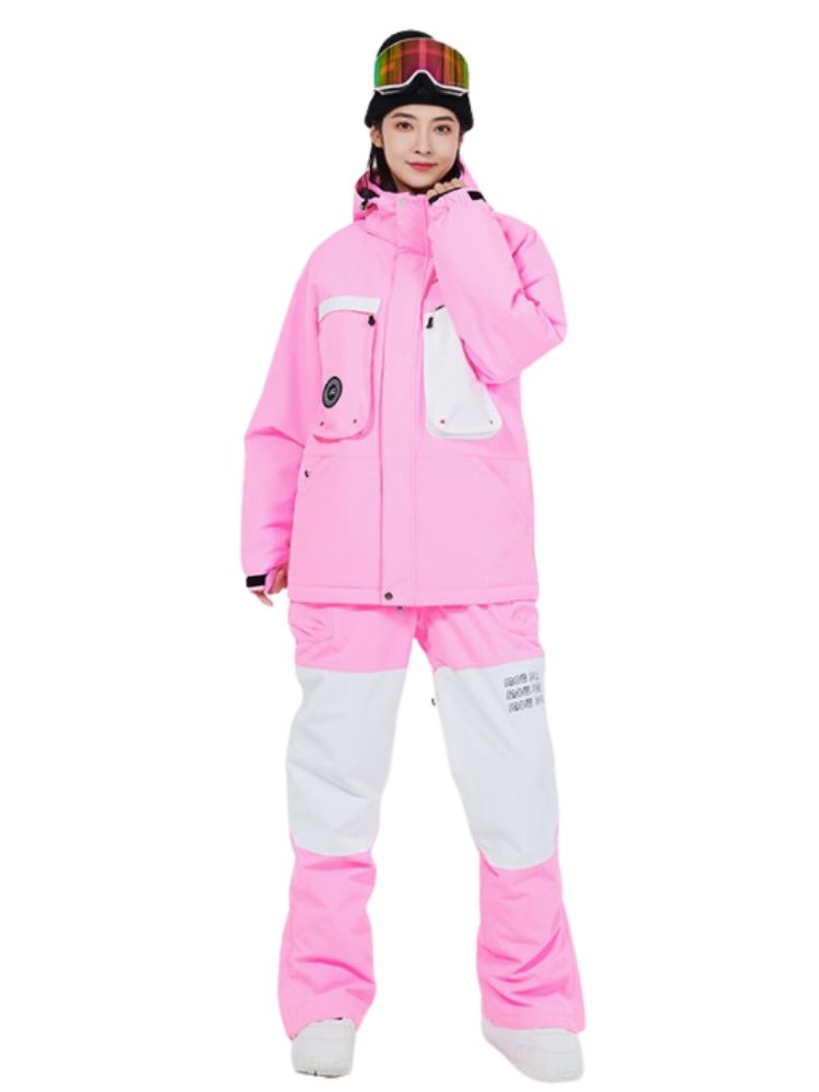 XwXwSeui Men Women Outdoor Windproof Snow Suits