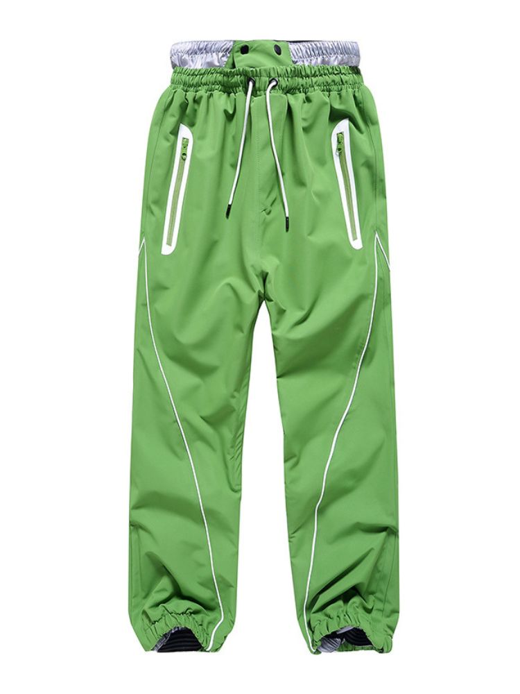 XwXwSeui Men Women Lines Insulated Ski Pants