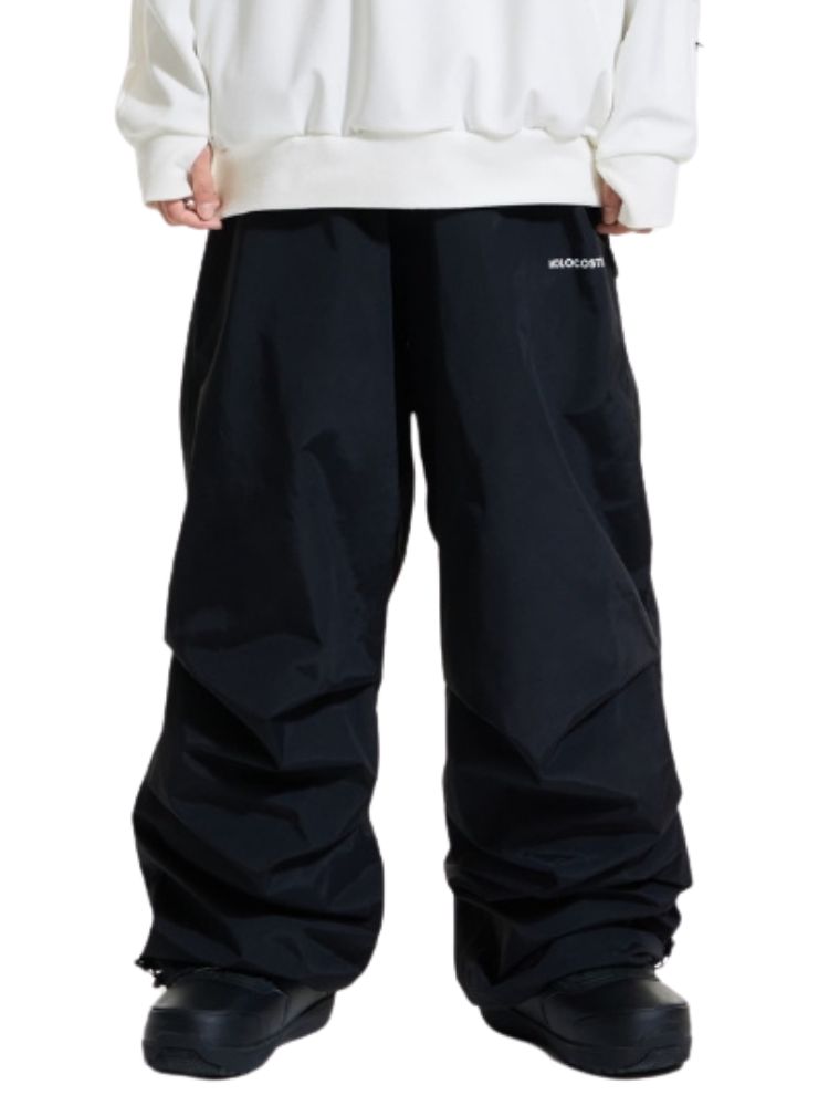 XwXwSeui Men Women 3L Fleeced Baggy Ski Pants