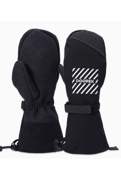 XwXwSeui Men Women Long Insulated Snow Mittens