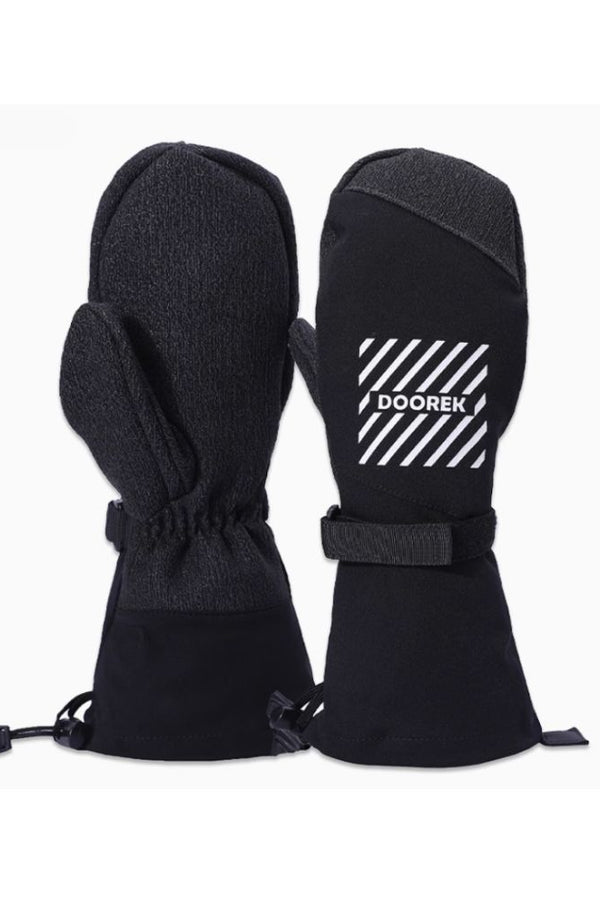 XwXwSeui Men Women Long Insulated Snow Mittens