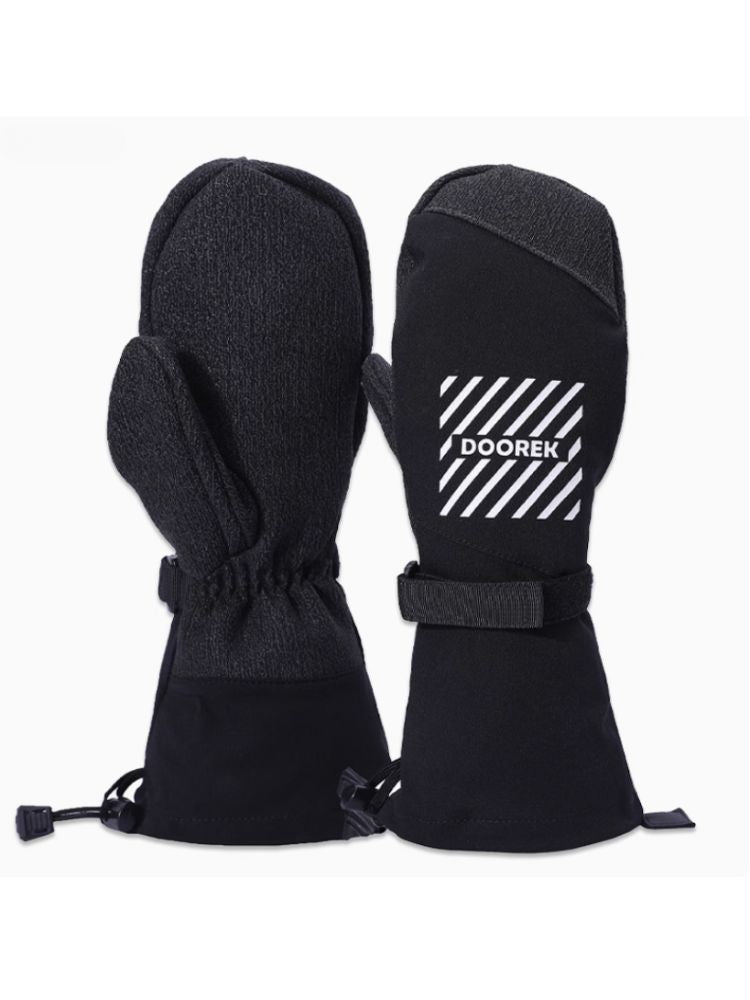 XwXwSeui Men Women Long Insulated Snow Mittens