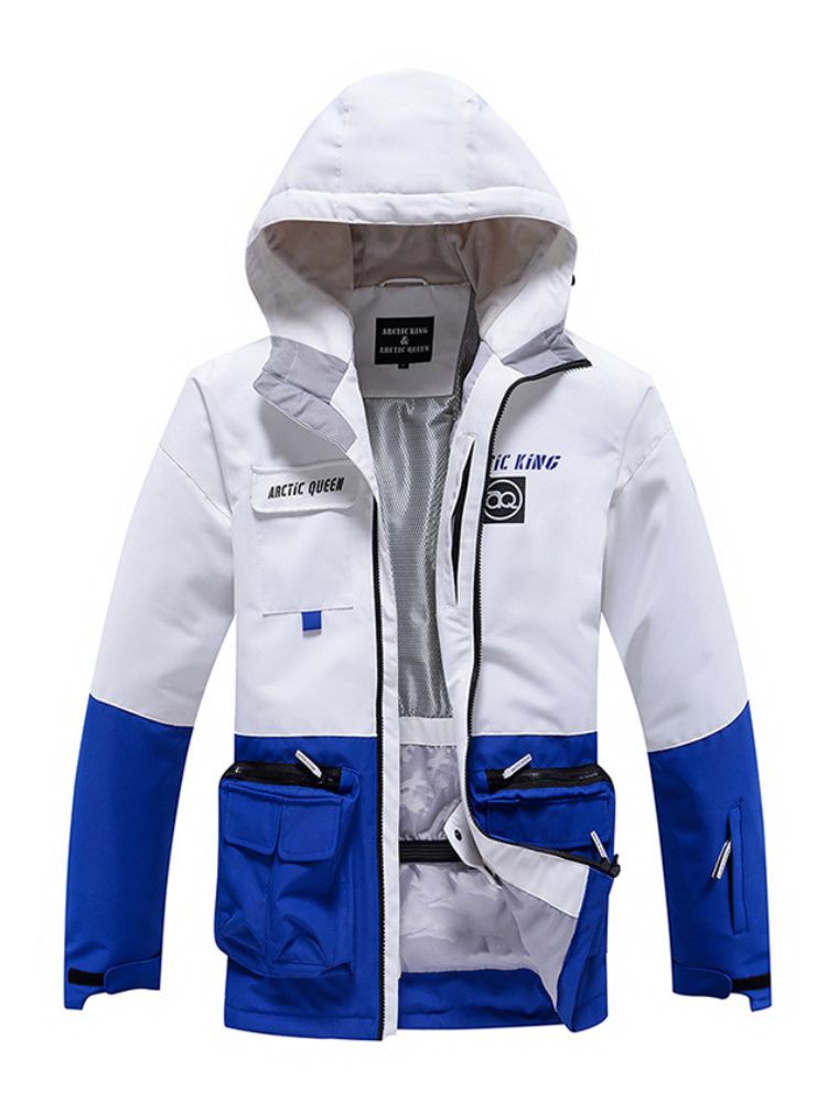 XwXwSeui Men Women Windproof Hooded Snow Jacket