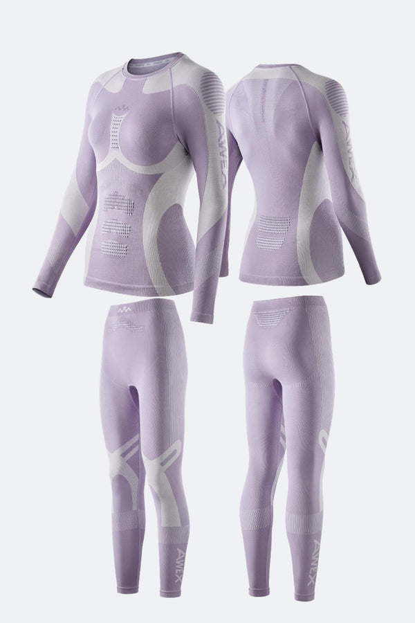 NANEND Women's Fleeced Skiing Base Layer