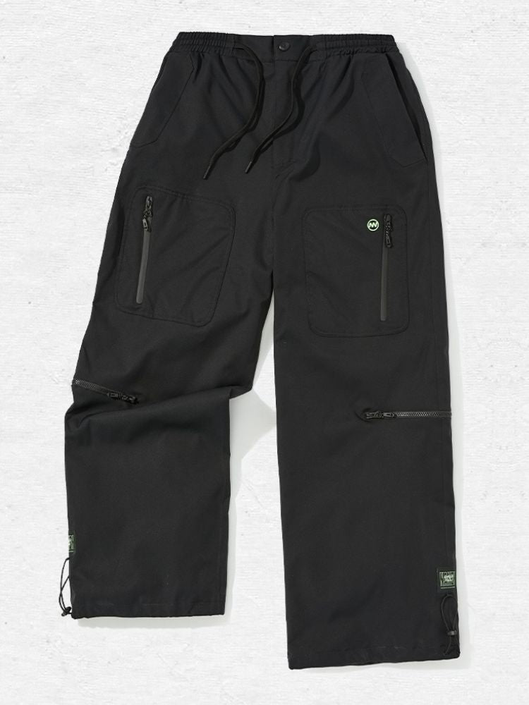 XwXwSeui Men Women Loose Insulated Ski Pants