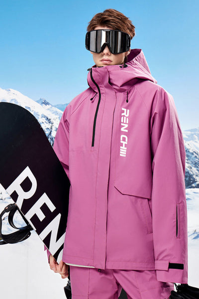 XwXwSeui Mens Womens Fleeced Fashion Breathable Solid Outdoor Skiing Jackets