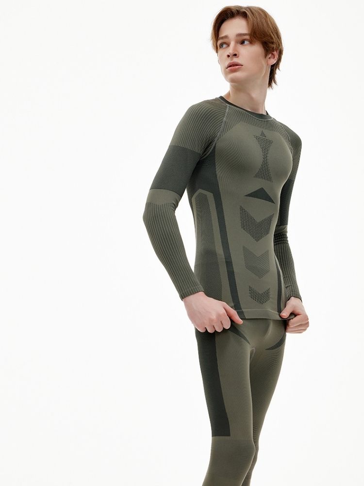 XwXwSeui Seamless Leggings Ski Base Layers