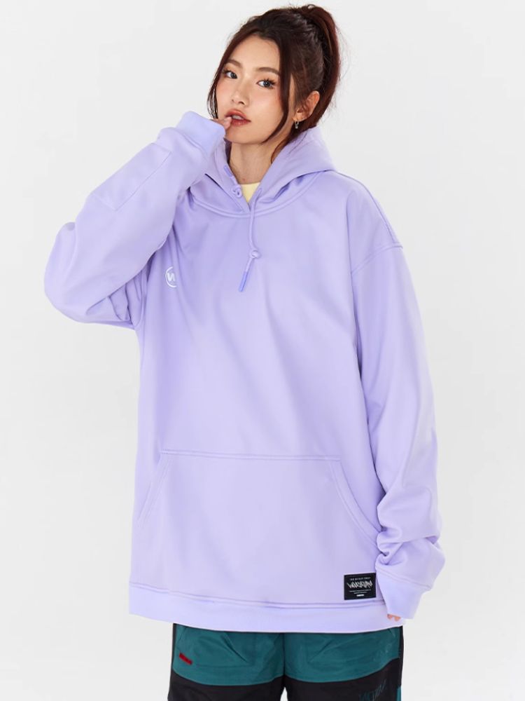 XwXwSeui Men Women Fleece Hoodie Loose Ski Sweatshirt