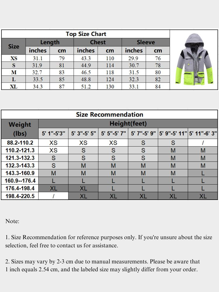 XwXwSeui Men Women Windproof Hooded Snow Jacket