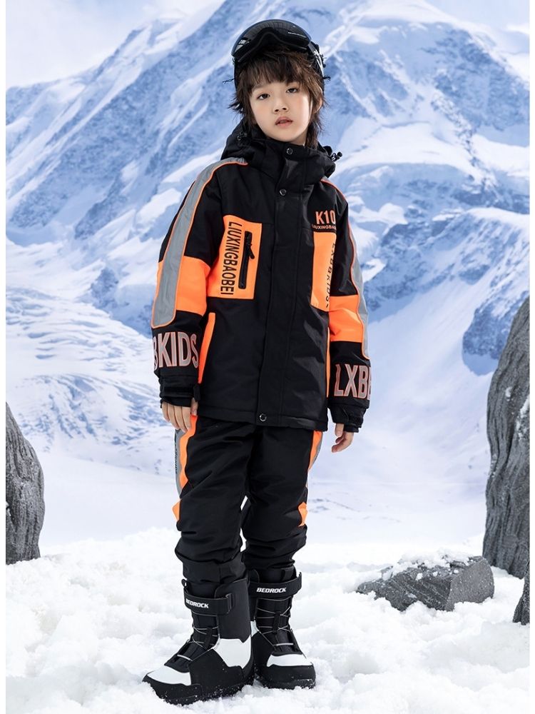 XwXwSeui Kids Reflective Insulated Snow Suits