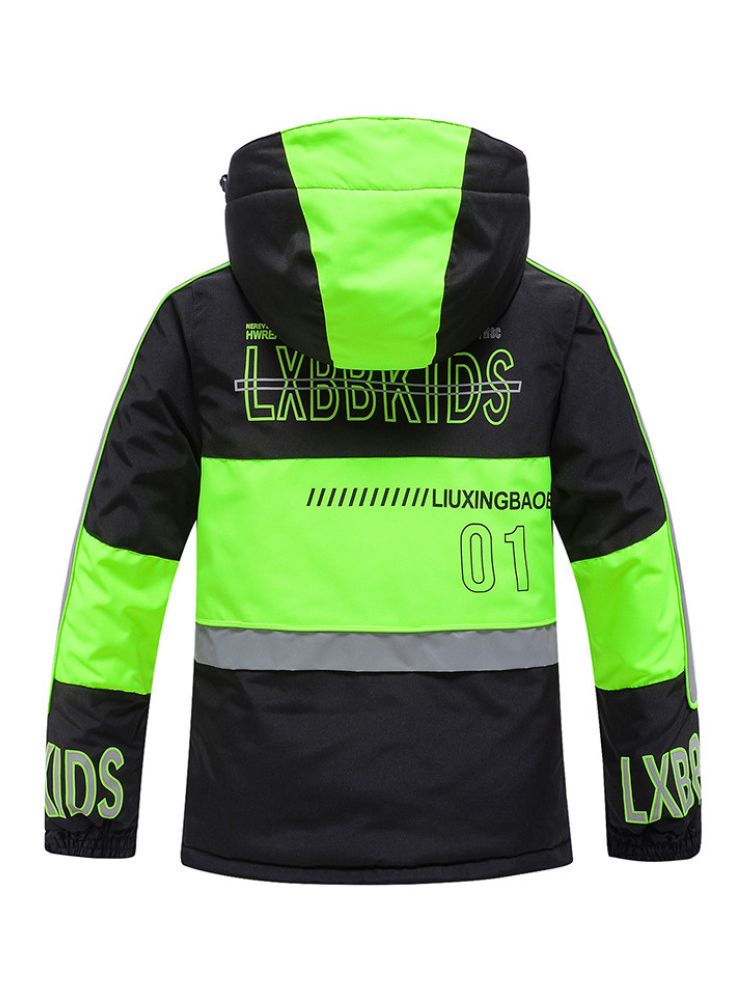 XwXwSeui Kids Reflective Insulated Snow Jacket