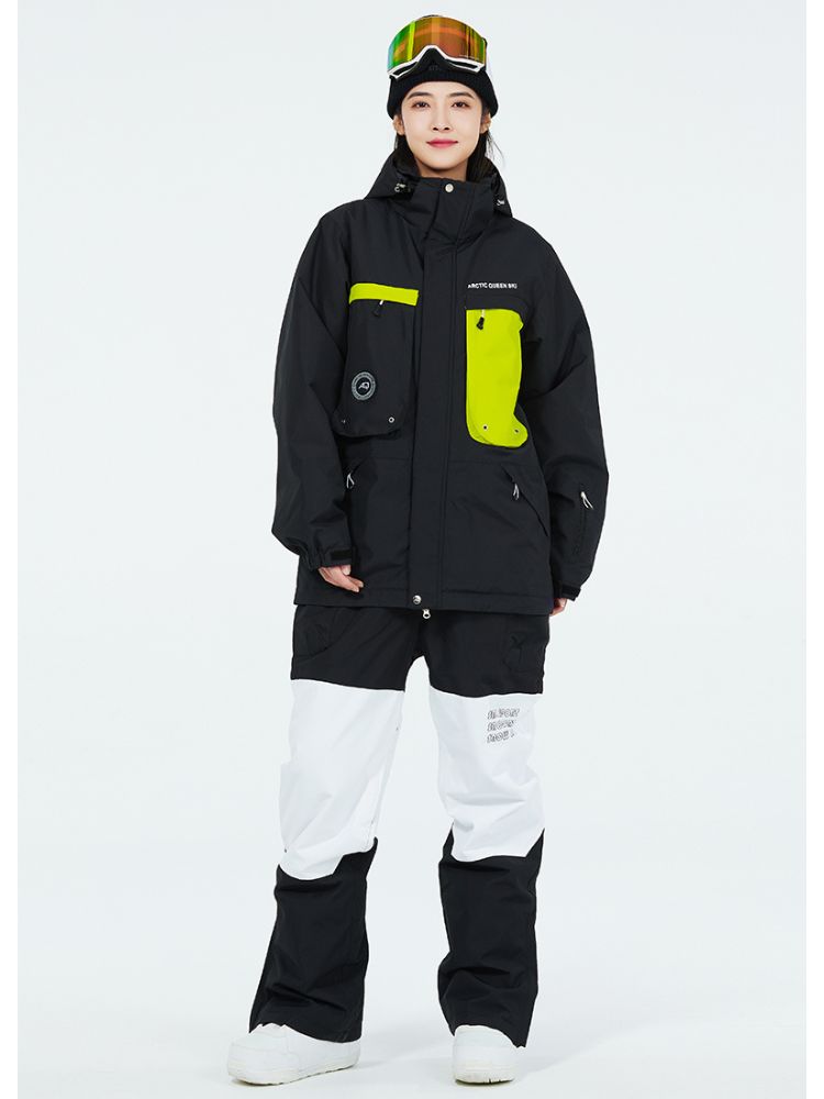 XwXwSeui Men Women Outdoor Windproof Snow Suits