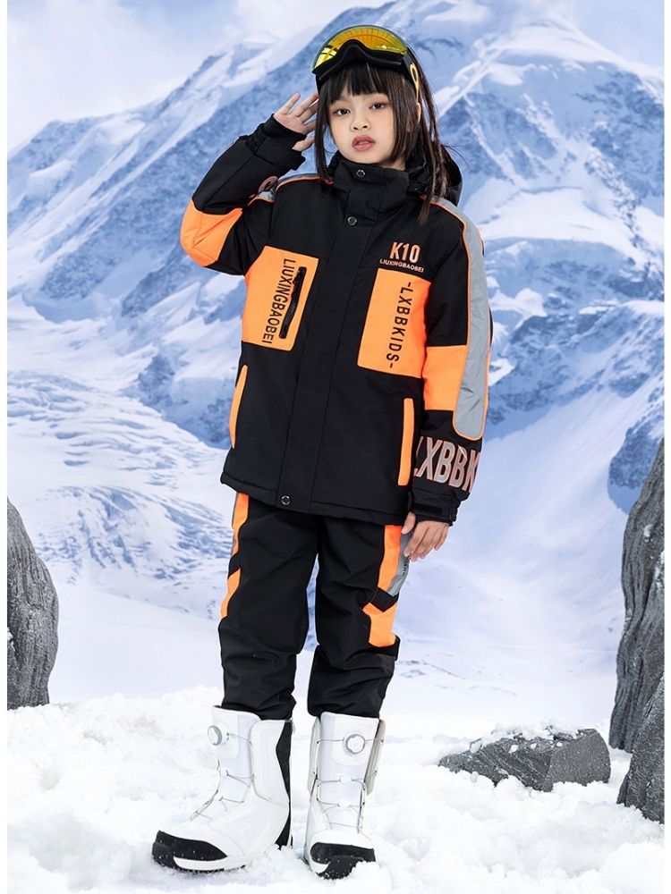 XwXwSeui Kids Reflective Insulated Snow Suits