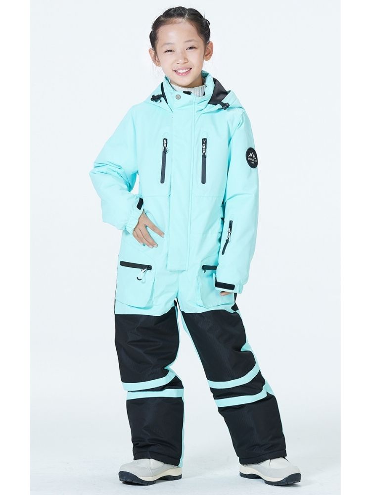 XwXwSeui Kids Insulated Breathable Ski Jumpsuit