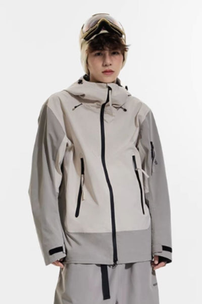 XwXwSeui Men Women 3L Functional Style Snow Jacket