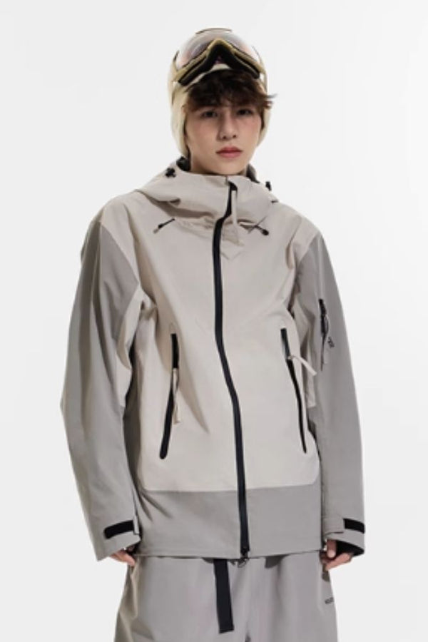 XwXwSeui Men Women 3L Functional Style Snow Jacket