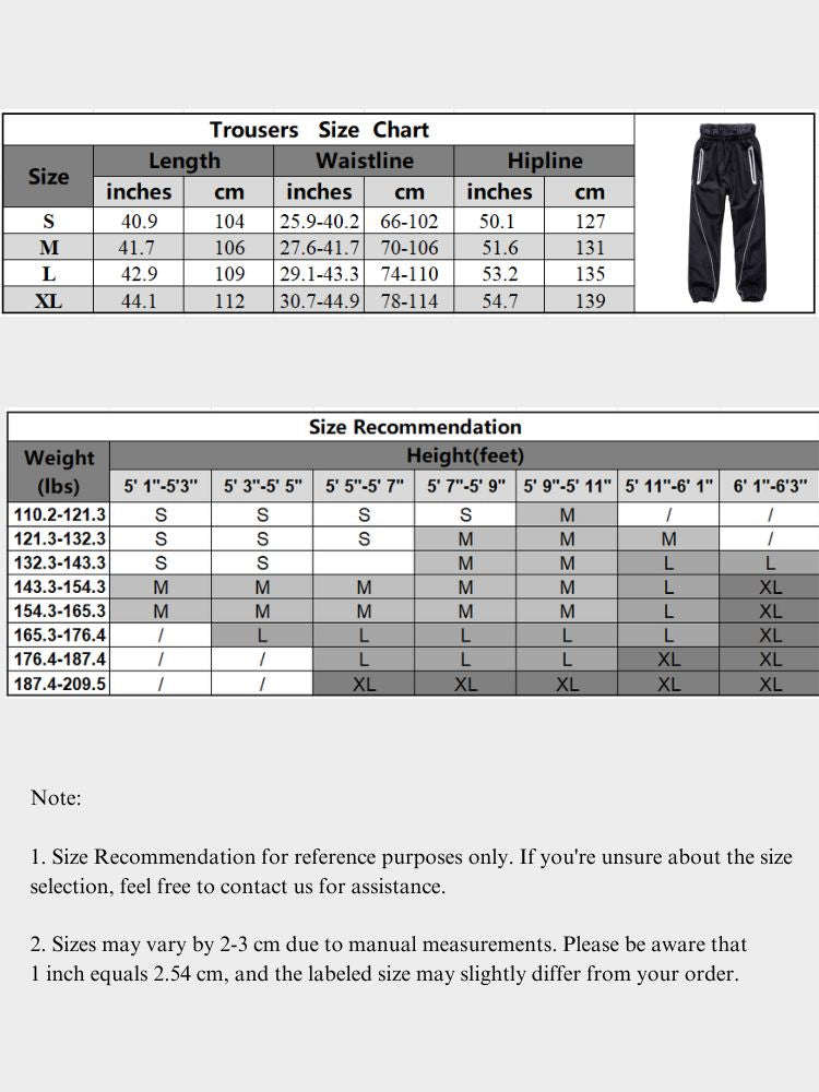 XwXwSeui Men Women Lines Insulated Ski Pants