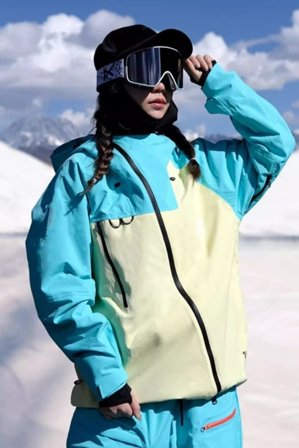 XwXwSeui Men Women 3L Shell Freestyle Snow Jacket