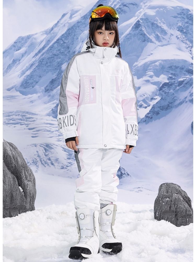 XwXwSeui Kids Reflective Insulated Snow Suits