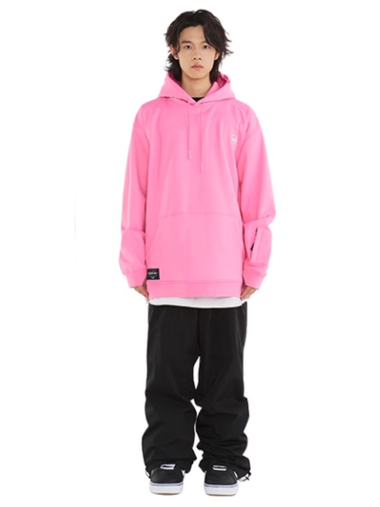 XwXwSeui Men Women Fleece Hoodie Loose Ski Sweatshirt