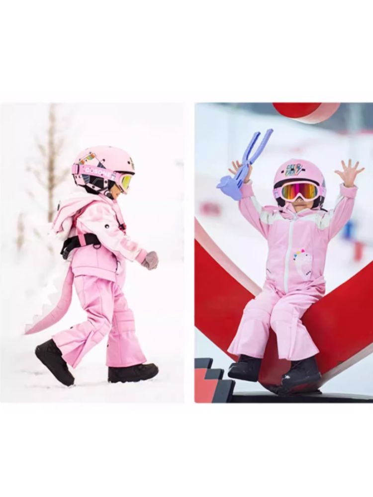 XwXwSeui Kids Animal Style Hooded Ski Jumpsuit