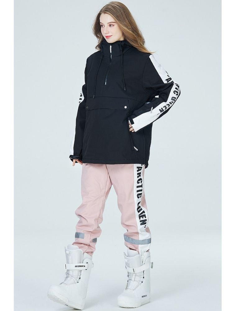 XwXwSeui Men Women Reflective Windproof Snow Suits