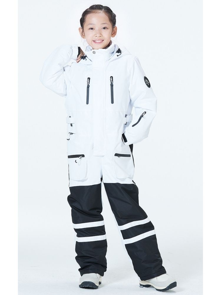 XwXwSeui Kids Insulated Breathable Ski Jumpsuit