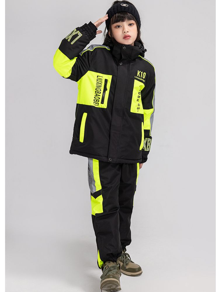 XwXwSeui Kids Loose Insulated Ski Pants