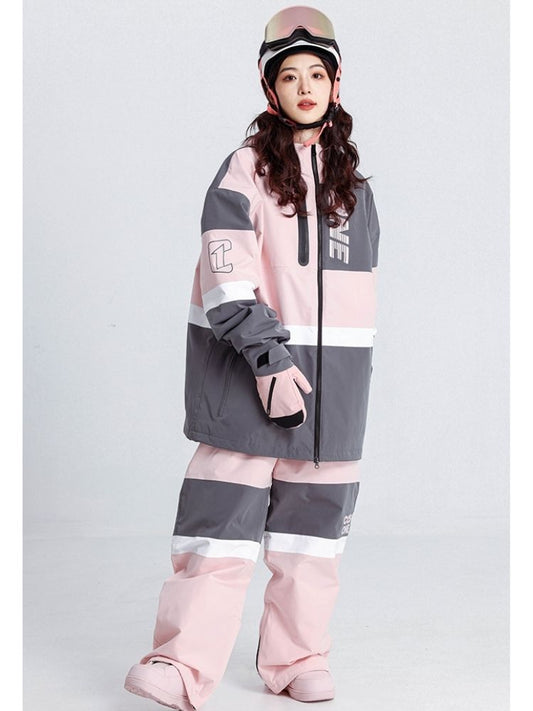 XwXwSeui Men Women Baggy Style Outdoor Snow Suits