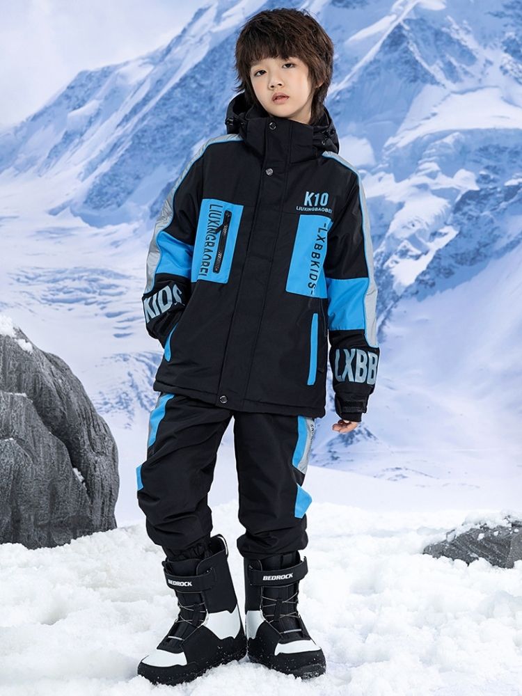 XwXwSeui Kids Reflective Insulated Snow Suits