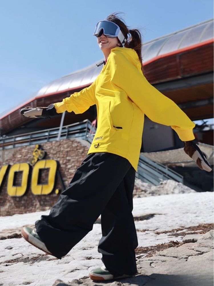 XwXwSeui Men Women Baggy Hip-Hop Ski Pants