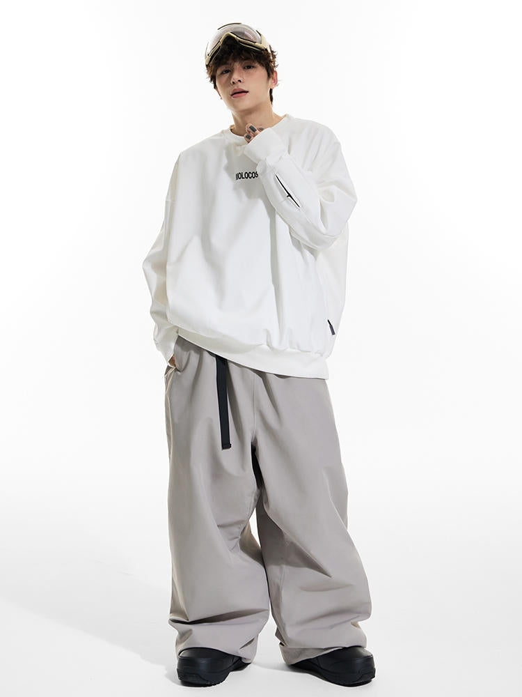 XwXwSeui Men Women Hip Hop Baggy Ski Pants