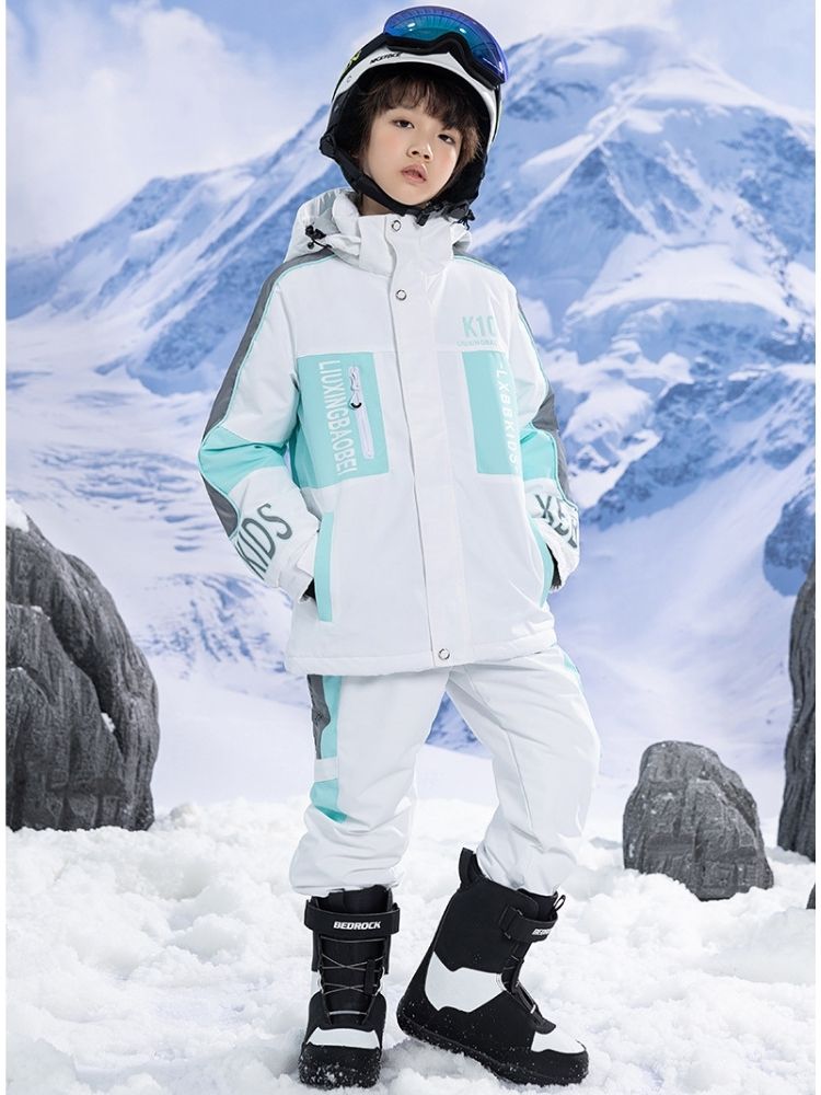 XwXwSeui Kids Reflective Insulated Snow Suits