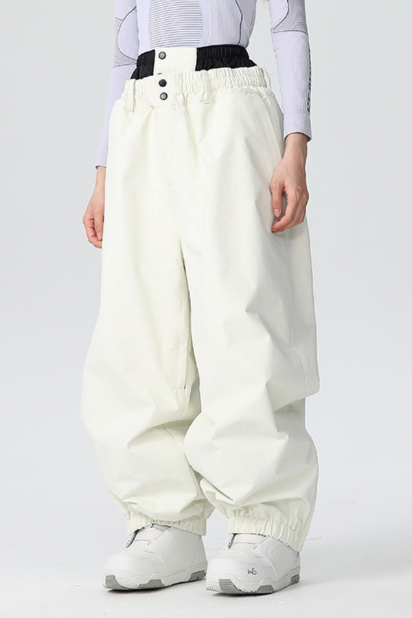 XwXwSeui Men Women Chic Breathble Waterproof Fashion Solid Snowboard Pants