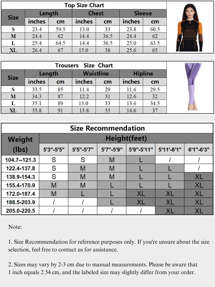 XwXwSeui Men Women Seamless Leggings Quick-drying Ski Base Layers