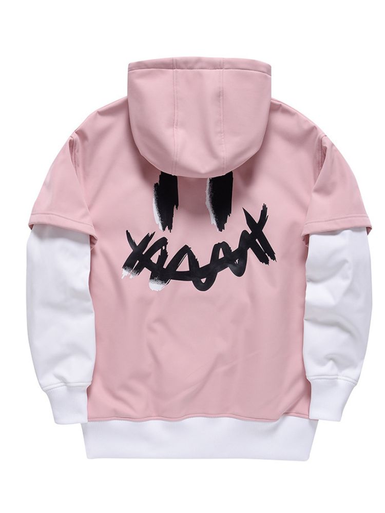 XwXwSeui Men Women Fleece Hoodie Ski Sweatshirt