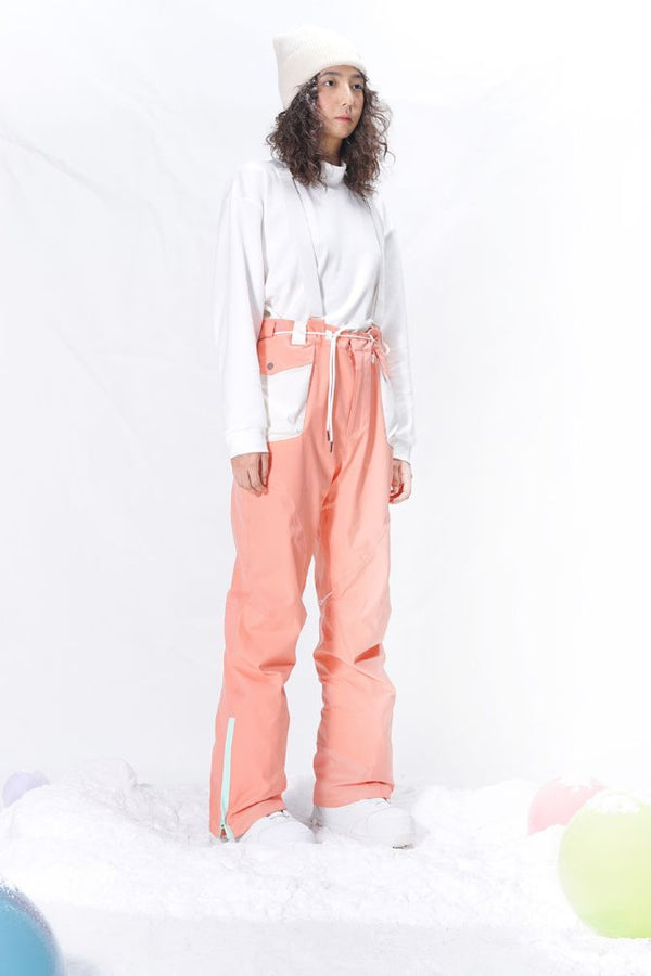 XwXwSeui Men Women Loose Insulated Ski Pants