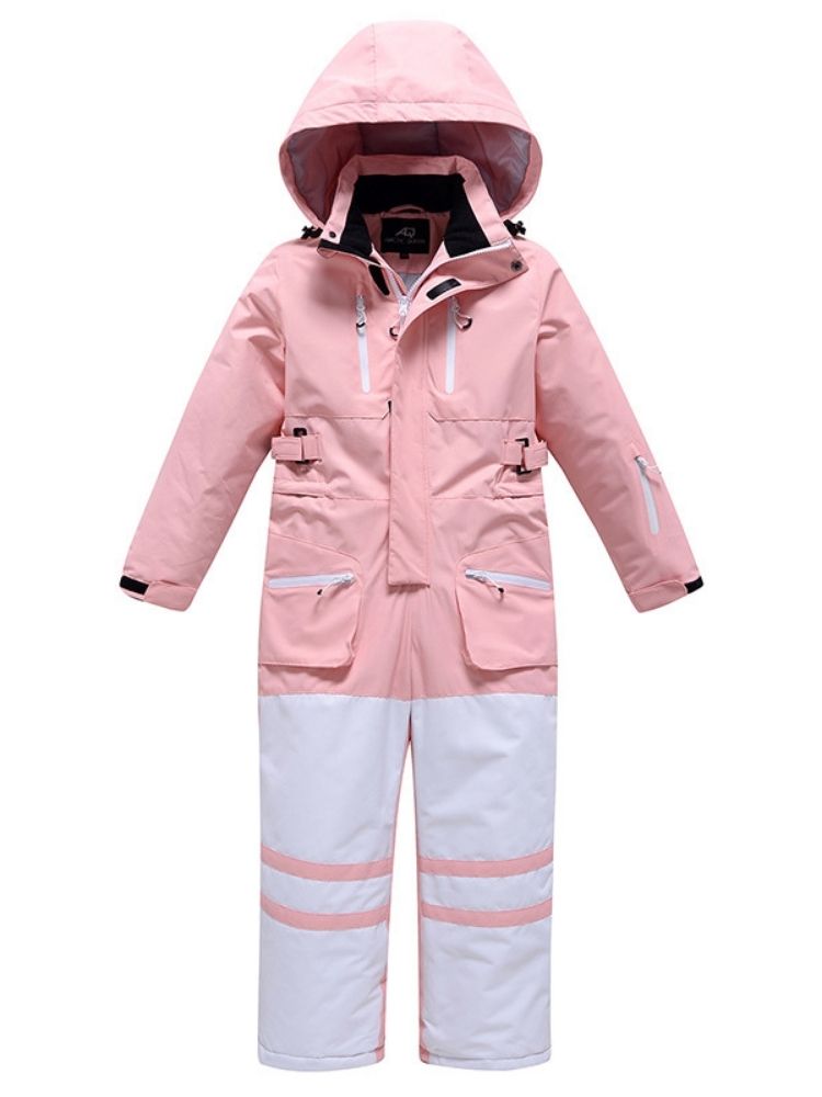 XwXwSeui Kids Insulated Breathable Ski Jumpsuit