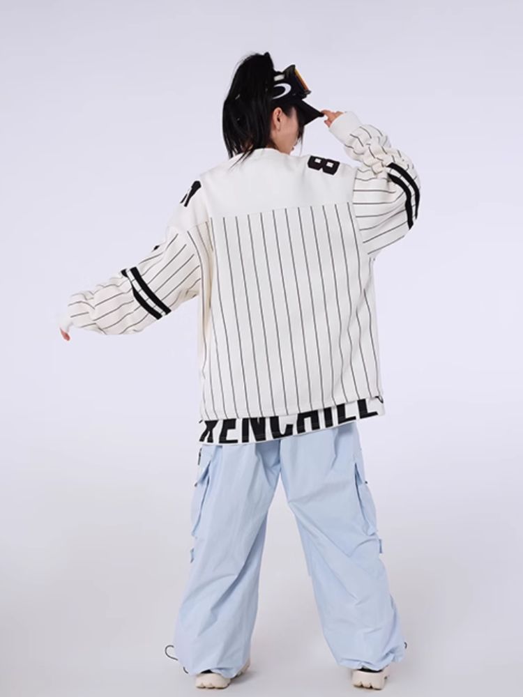 XwXwSeui Men Women Loose Hip-hop Trendy Snow Pants